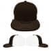 Stock Black / White Meshback Snapback Virtual Image