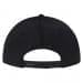 Stock Black Lowstyle Twill Snapback Back Image