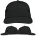 Stock Black Lowstyle Twill Snapback Virtual Image