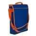 USA Made Nylon Poly Laptop Bags, Royal Blue-Orange, LHCBA29A00