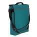 USA Made Nylon Poly Laptop Bags, Turquoise-Black, LHCBA29A9R