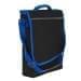 USA Made Nylon Poly Laptop Bags, Black-Royal Blue, LHCBA29AO3