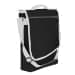 USA Made Nylon Poly Laptop Bags, Black-White, LHCBA29AO4