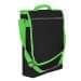 USA Made Nylon Poly Laptop Bags, Black-Lime, LHCBA29AOY