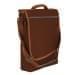 USA Made Nylon Poly Laptop Bags, Brown-Brown, LHCBA29APS