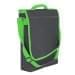 USA Made Nylon Poly Laptop Bags, Graphite-Lime, LHCBA29ARY