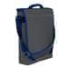 USA Made Nylon Poly Laptop Bags, Graphite-Navy, LHCBA29ARZ