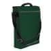 USA Made Nylon Poly Laptop Bags, Hunter Green-Black, LHCBA29ASR