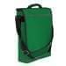 USA Made Nylon Poly Laptop Bags, Kelly Green-Black, LHCBA29ATR