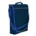 USA Made Nylon Poly Laptop Bags, Navy-Royal Blue, LHCBA29AW3