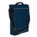 USA Made Nylon Poly Laptop Bags, Navy-Black, LHCBA29AWR