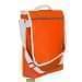 USA Made Nylon Poly Laptop Bags, Orange-White, LHCBA29AX4