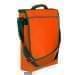 USA Made Nylon Poly Laptop Bags, Orange-Hunter Green, LHCBA29AXV