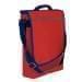 USA Made Nylon Poly Laptop Bags, Red-Navy, LHCBA29AZZ