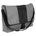 USA Made Nylon Poly Dad Shoulder Bags, Grey-Black, OHEDA19A1C