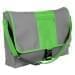 USA Made Nylon Poly Dad Shoulder Bags, Grey-Lime, OHEDA19A1Y