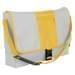USA Made Nylon Poly Dad Shoulder Bags, White-Gold, OHEDA19A3Q
