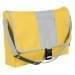 USA Made Nylon Poly Dad Shoulder Bags, Gold-White, OHEDA19A4P