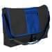 USA Made Nylon Poly Dad Shoulder Bags, Black-Royal Blue, OHEDA19AOM