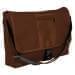 USA Made Nylon Poly Dad Shoulder Bags, Brown-Brown, OHEDA19APD