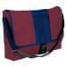USA Made Nylon Poly Dad Shoulder Bags, Burgundy-Navy, OHEDA19AQI