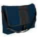 USA Made Nylon Poly Dad Shoulder Bags, Navy-Black, OHEDA19AWC