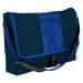 USA Made Nylon Poly Dad Shoulder Bags, Navy-Royal Blue, OHEDA19AWM