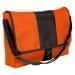 USA Made Nylon Poly Dad Shoulder Bags, Orange-Black, OHEDA19AXC