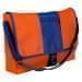 USA Made Nylon Poly Dad Shoulder Bags, Orange-Royal Blue, OHEDA19AXM