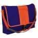 USA Made Nylon Poly Dad Shoulder Bags, Purple-Orange, OHEDA19AYJ
