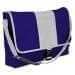 USA Made Nylon Poly Dad Shoulder Bags, Purple-White, OHEDA19AYP