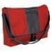USA Made Nylon Poly Dad Shoulder Bags, Red-Graphite, OHEDA19AZF