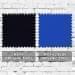 Navy-Royal Blue Organic Cotton Swatches