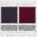Dark Gray-Burgundy Organic Cotton Swatches