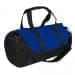 USA Made Nylon Poly Athletic Barrel Bags, Royal Blue-Black, PMLXZ2AA0C