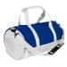 USA Made Nylon Poly Athletic Barrel Bags, Royal Blue-White, PMLXZ2AA0P