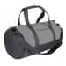 USA Made Nylon Poly Athletic Barrel Bags, Grey-Graphite, PMLXZ2AA1F