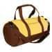USA Made Nylon Poly Athletic Barrel Bags, Gold-Brown, PMLXZ2AA4D