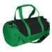 USA Made Canvas Equipment Duffle Bags, Black-Kelly Green, PMLXZ2AAHH