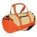 USA Made Canvas Equipment Duffle Bags, Natural-Orange, PMLXZ2AAKJ