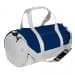 USA Made Heavy Canvas Athletic Barrel Bags, Navy-White, PMLXZ2AAM4