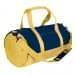 USA Made Heavy Canvas Athletic Barrel Bags, Navy-Gold, PMLXZ2AAM5