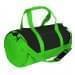 USA Made Heavy Canvas Athletic Barrel Bags, Black-Lime, PMLXZ2AANY
