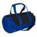 USA Made Nylon Poly Athletic Barrel Bags, Black-Royal Blue, PMLXZ2AAOM