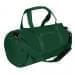 USA Made Nylon Poly Athletic Barrel Bags, Hunter Green-Hunter Green, PMLXZ2AASV