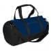 USA Made Nylon Poly Athletic Barrel Bags, Navy-Black, PMLXZ2AAWC
