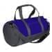 USA Made Nylon Poly Athletic Barrel Bags, Purple-Graphite, PMLXZ2AAYF