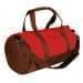 USA Made Nylon Poly Athletic Barrel Bags, Red-Brown, PMLXZ2AAZD