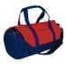USA Made Nylon Poly Athletic Barrel Bags, Red-Navy, PMLXZ2AAZI