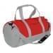USA Made Nylon Poly Athletic Barrel Bags, Red-Grey, PMLXZ2AAZN